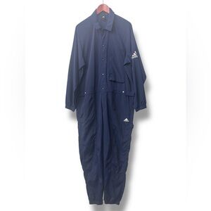 Rare Adidas navy and white  boilersuit jumpsuit exclusive limited edition item